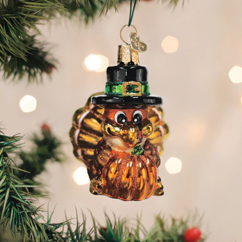 Pilgrim Turkey Ornament, 3.25