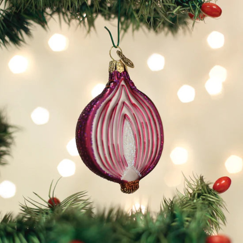 Red Onion Ornament, 3