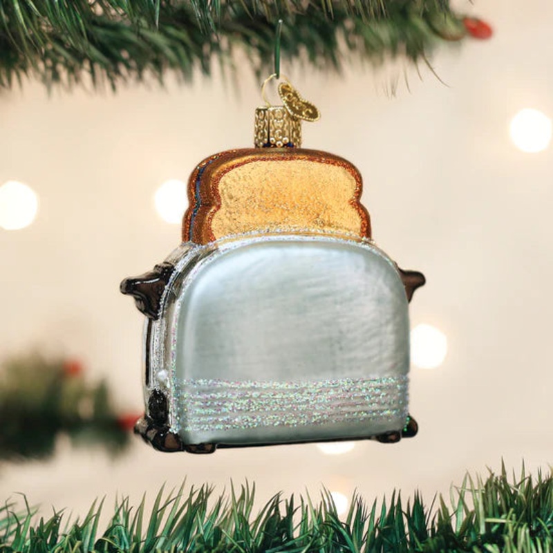 Retro Toaster Ornament, 3.25