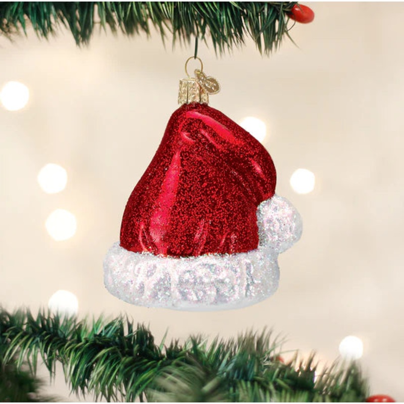 Santa’s Hat Ornament, 3.75