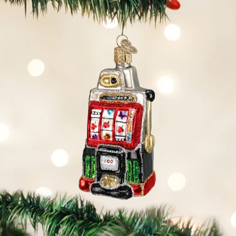 Slot Machine Ornament, 3.75
