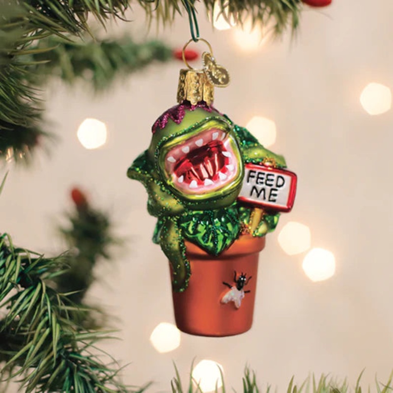 Venus Fly Trap Ornament, 3.25