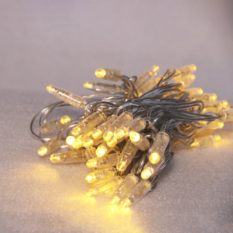 24V Yellow LED String Lite PVC Low Voltage