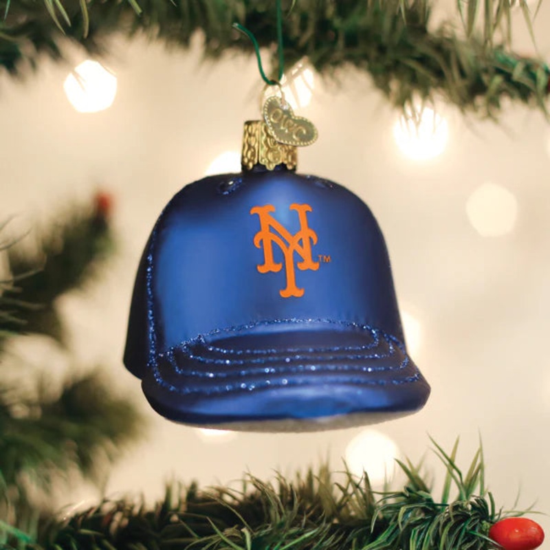 New York Mets Baseball Cap Ornament, 3.5