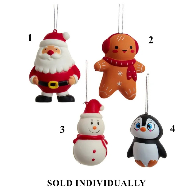 Squishable Christmas Ornaments, 4 (4 styles – sold individually)