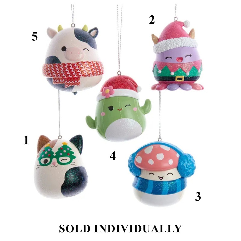 Squishmallows Friends Ornaments, 3.5 (5 styles – sold individually)