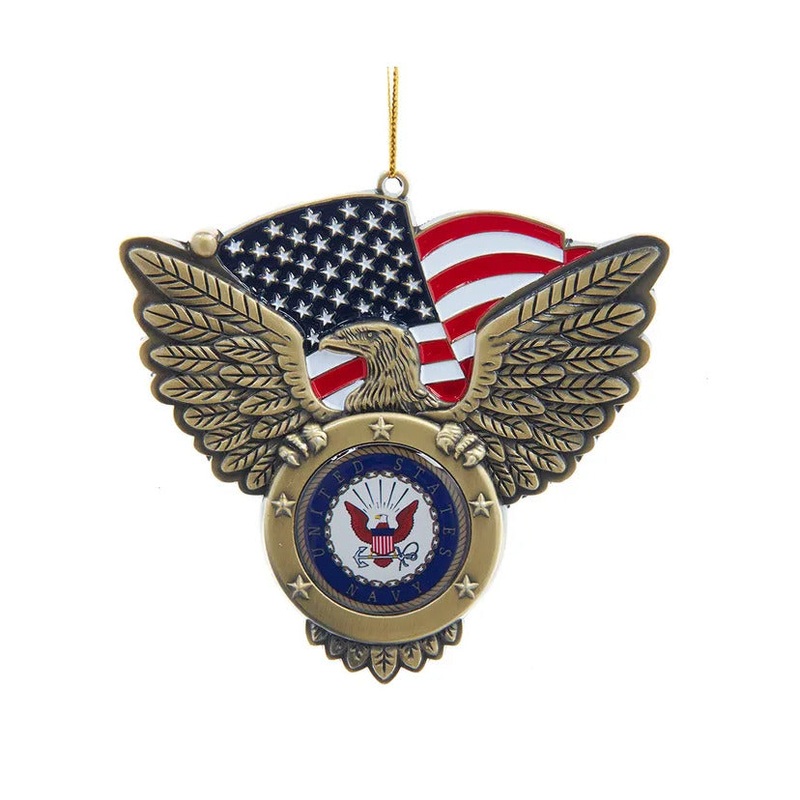 U.S. Navy Eagle With Seal Ornament, 4