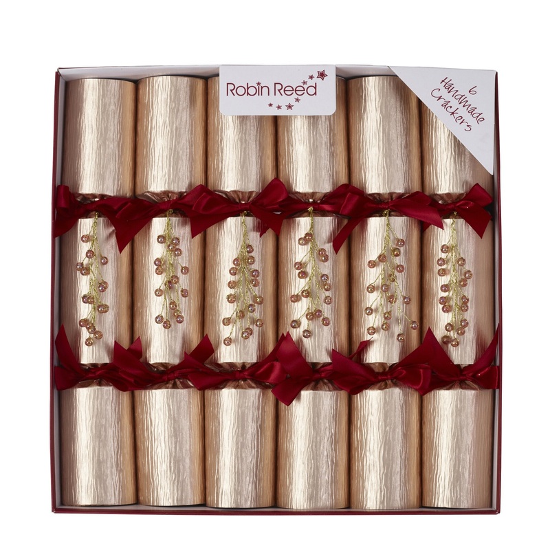 Cranberry Party Crackers, 12 (Set of 6)