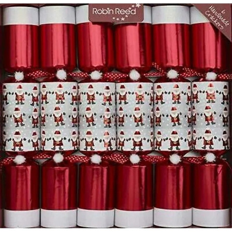 Racing Santa Party Crackers, 13 (Set of 6)