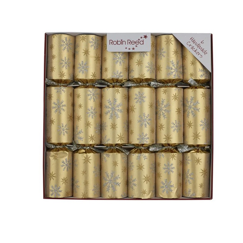 Snowflakes Party Crackers, 12 (Set of 6)