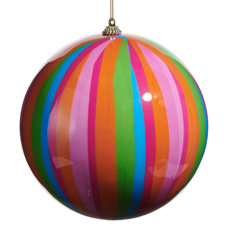 Stripe Ball Ornament, 6