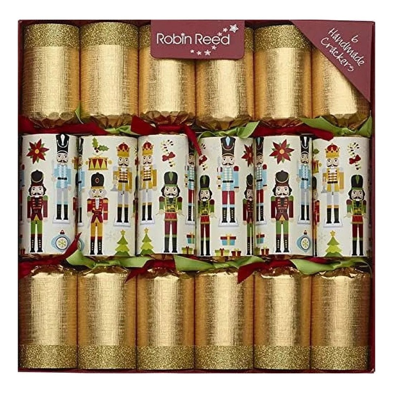 Traditional Nutcracker Party Crackers, 12 (Set of 6)