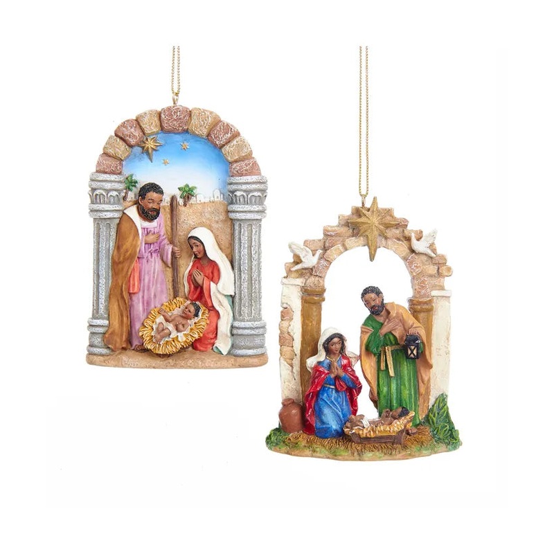 4 Resin Nativity Ornament (sold individually)