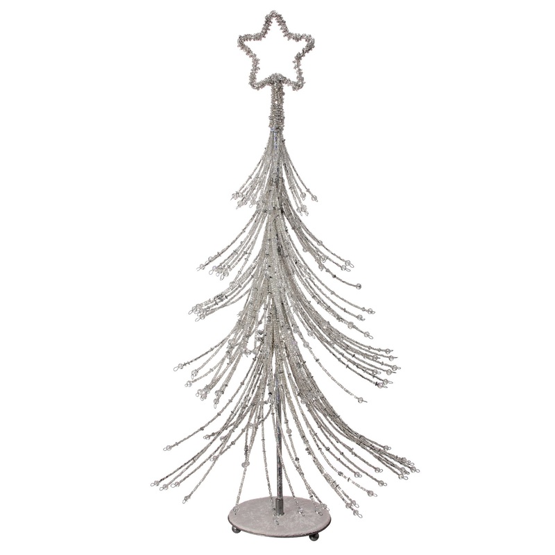 Glitter w/Bead And Star Tree, 20