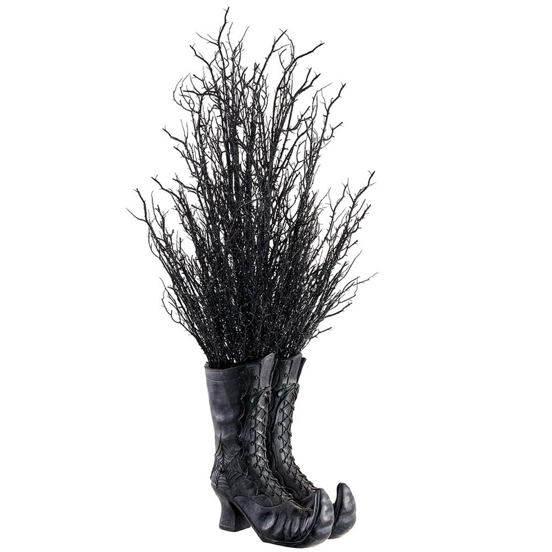 Glittered Twigs in Witch’s Boots, 45 (Black)