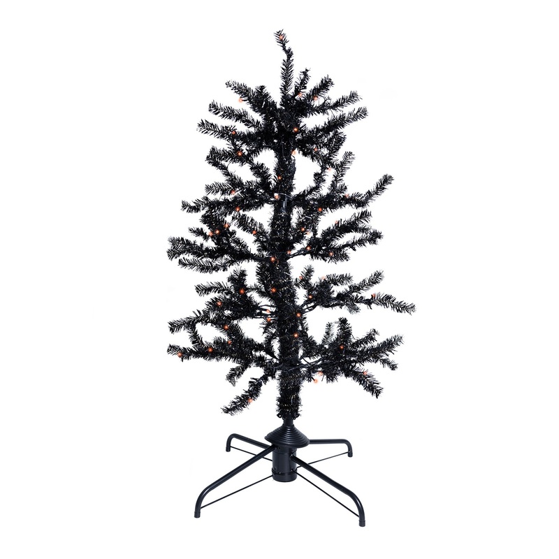 Haunted Hollow Animated Spooky Tree W/ Music, 140 Lights, 60 (Orange & Purple)
