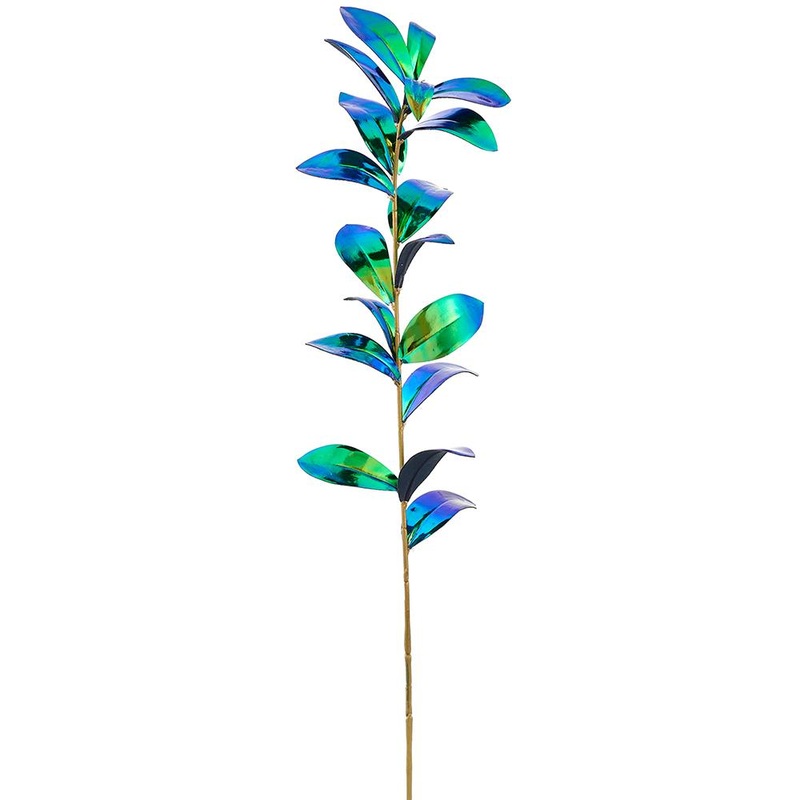 Pearl Metallic Ruscus Hypophyllum Spray, 30.5 (Peacock)