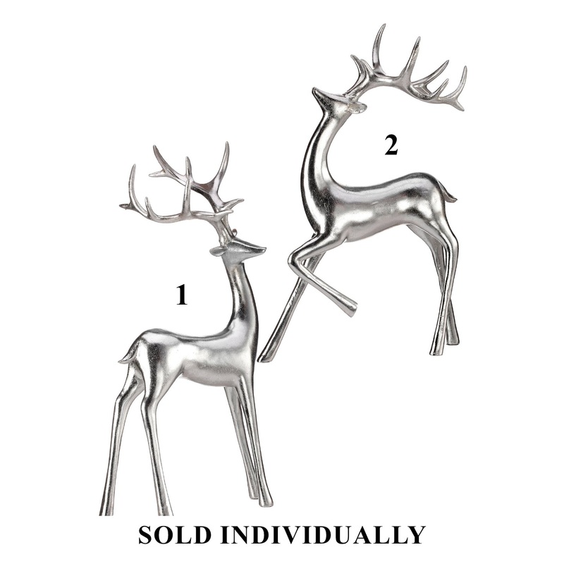 Resin Sleek Modern Deer, 17 (2 styles – sold individually)