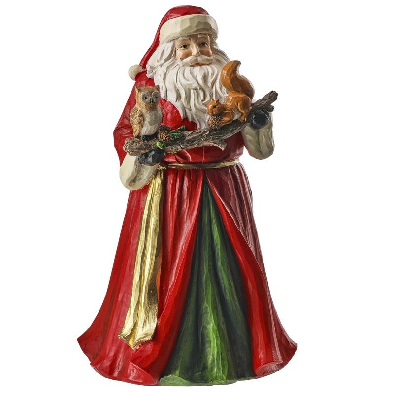 Santa w/Forest Animal, 10.5