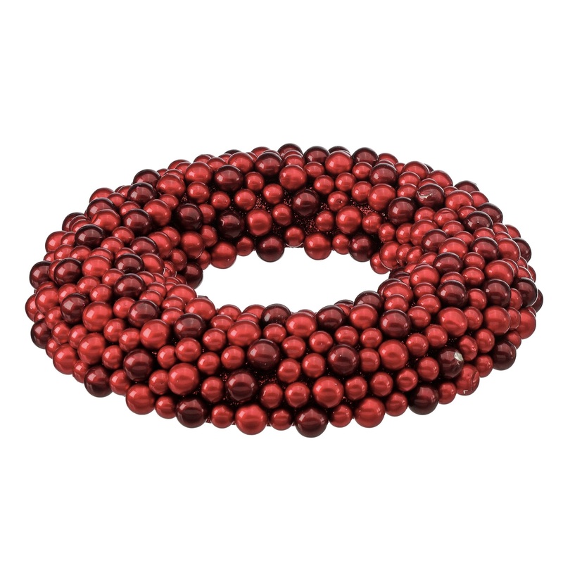 Shiny Berry Ball Candle Ring, 4.5