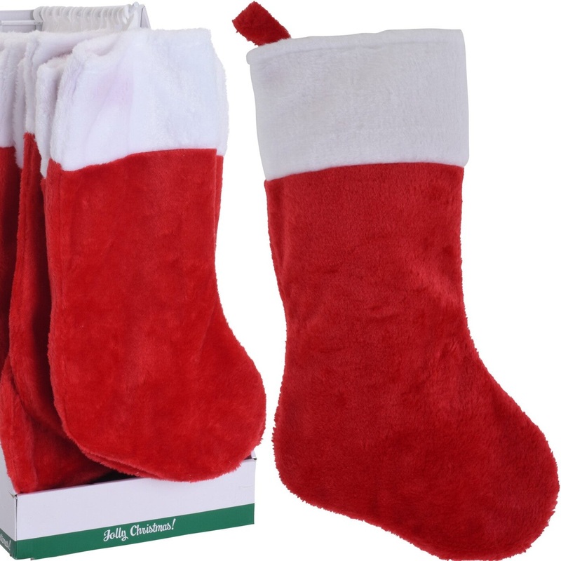 17 Plush Red Christmas Stocking