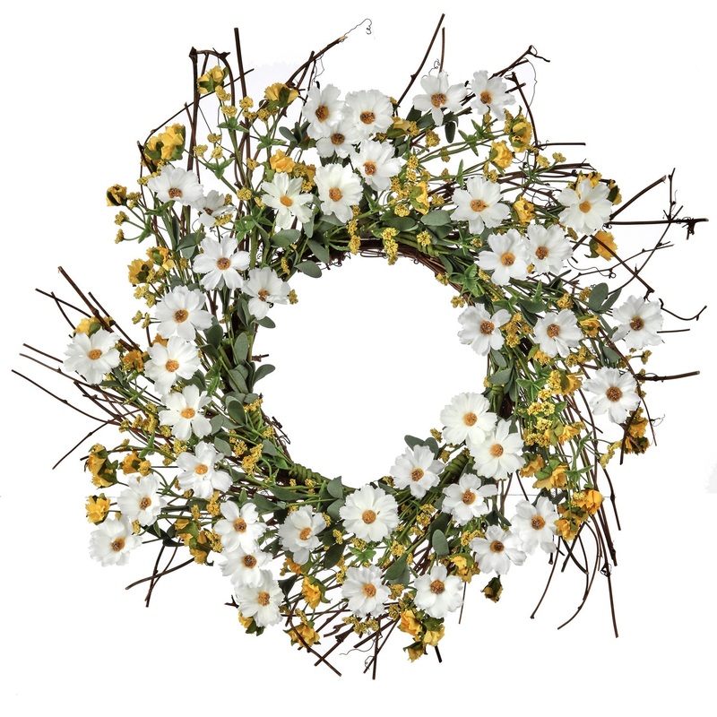 Daisy & Berry Wreath 22