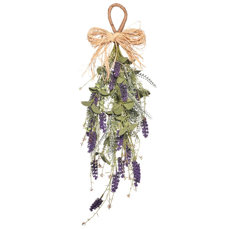 Lavender & Mix Greens Teardrop 22