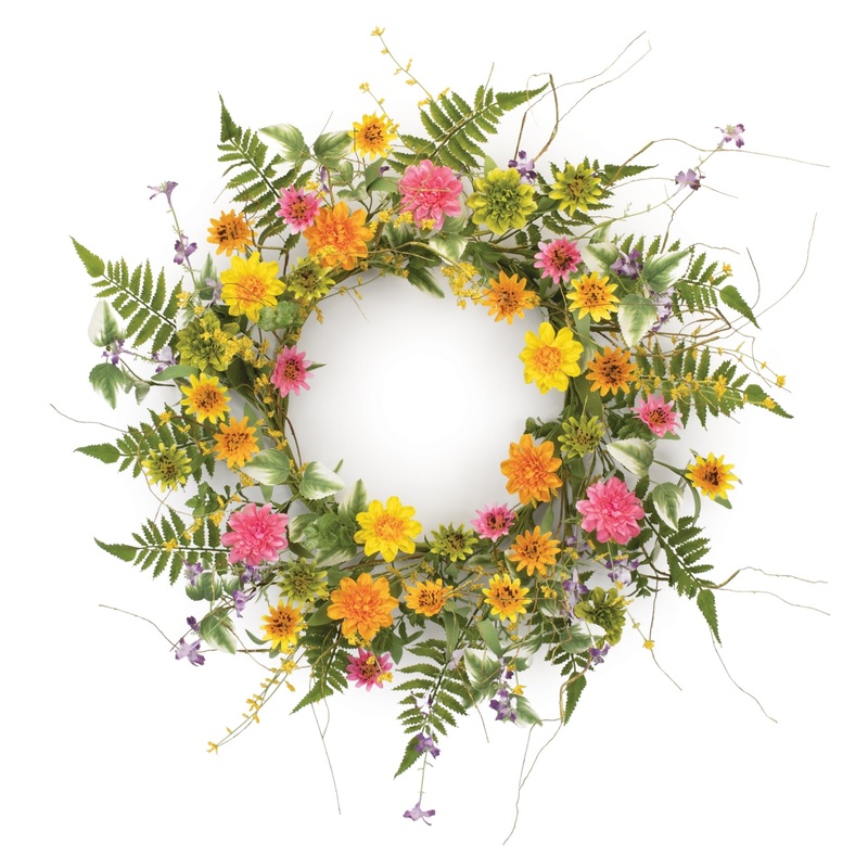 Mixed Floral Wreath, 20