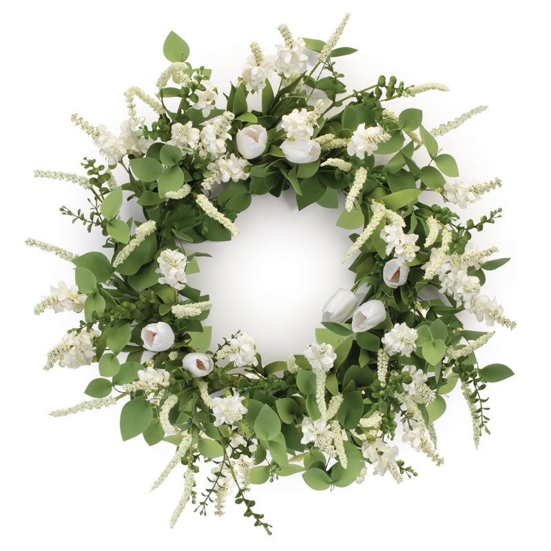 Mixed Tulip Wreath, 22