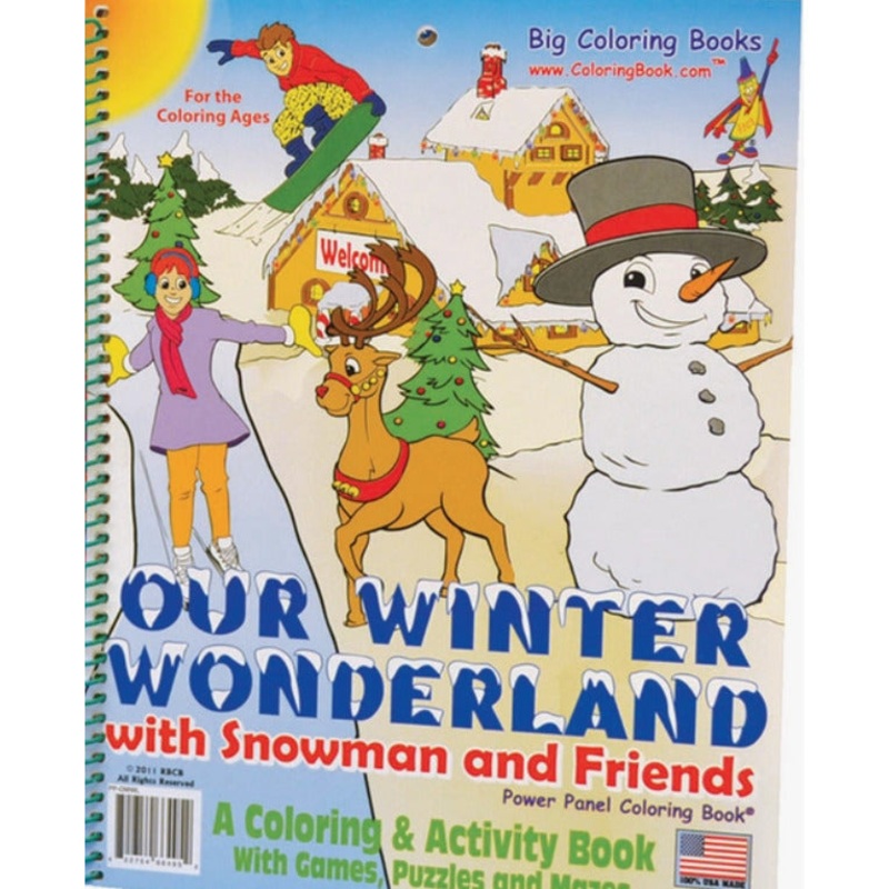 Our Winter Wonderland with Snowman and Friends Coloring Book