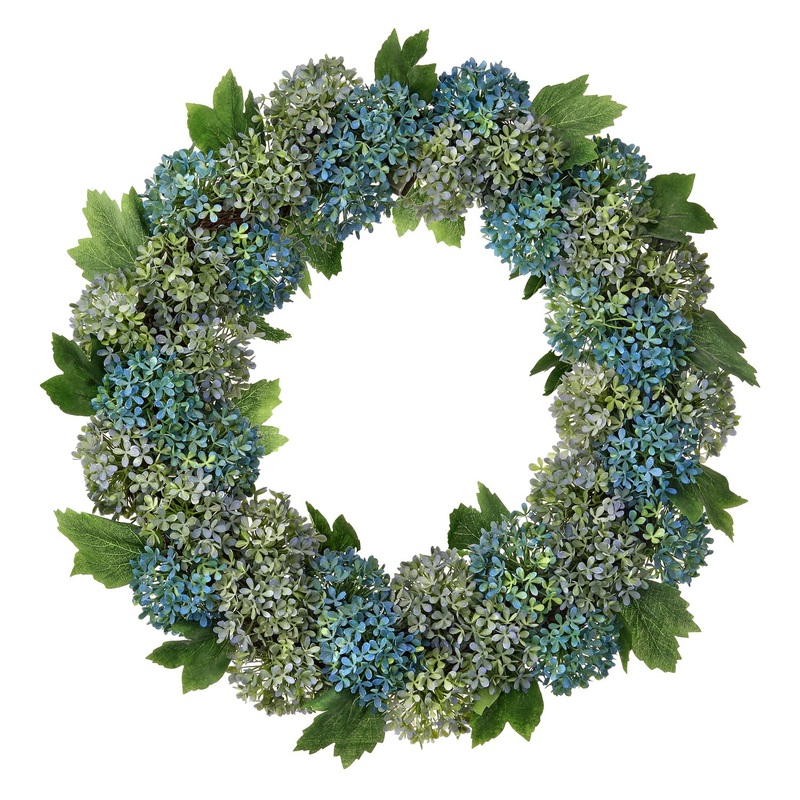 Pl. Snowball Hydrangea Wreath 20
