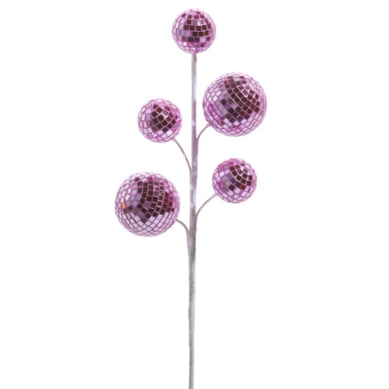 16 Pink Disco Ball Spray