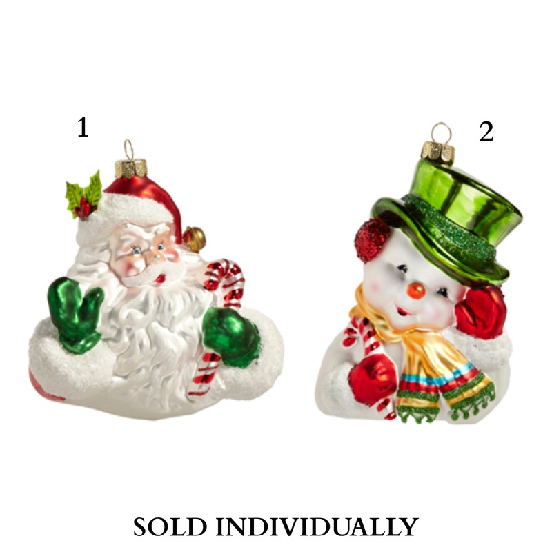 5 Retro Christmas Ornament (2 Styles – Sold individually)
