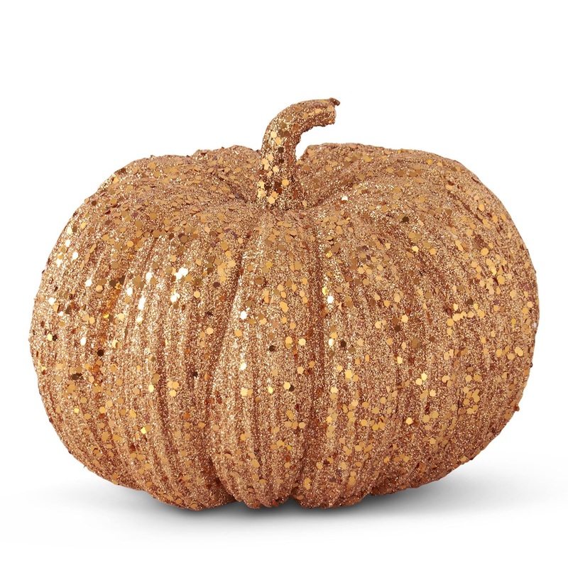 Orange Glitter & Sequin Pumpkin, 8