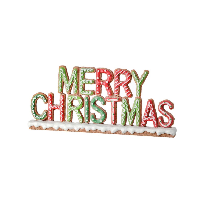 11.2 Resin Merry Christmas Gingerbread