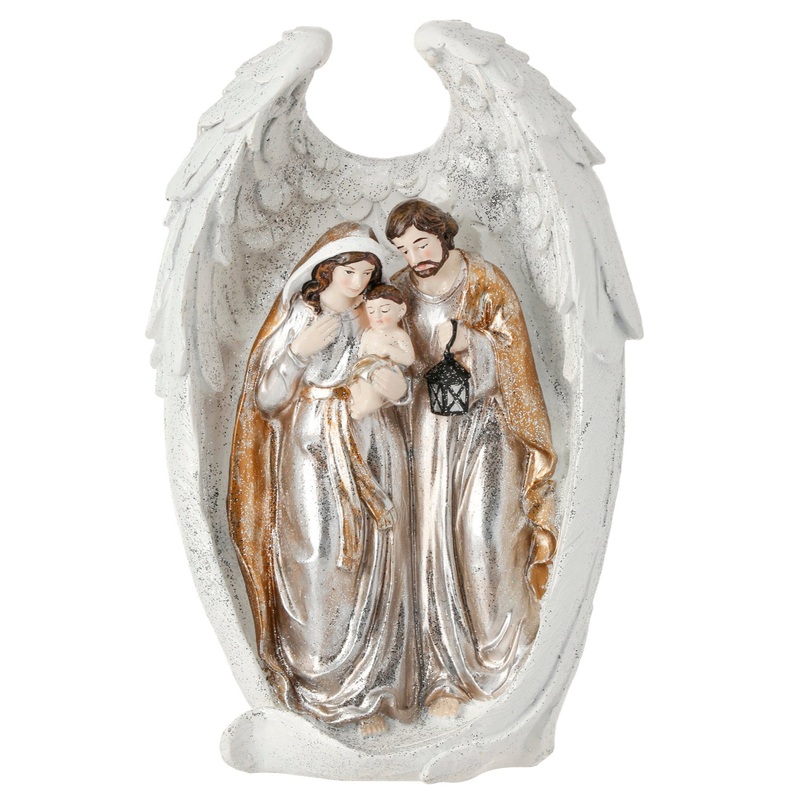 12.5 Resin Renaissance Angel w/Holy Family