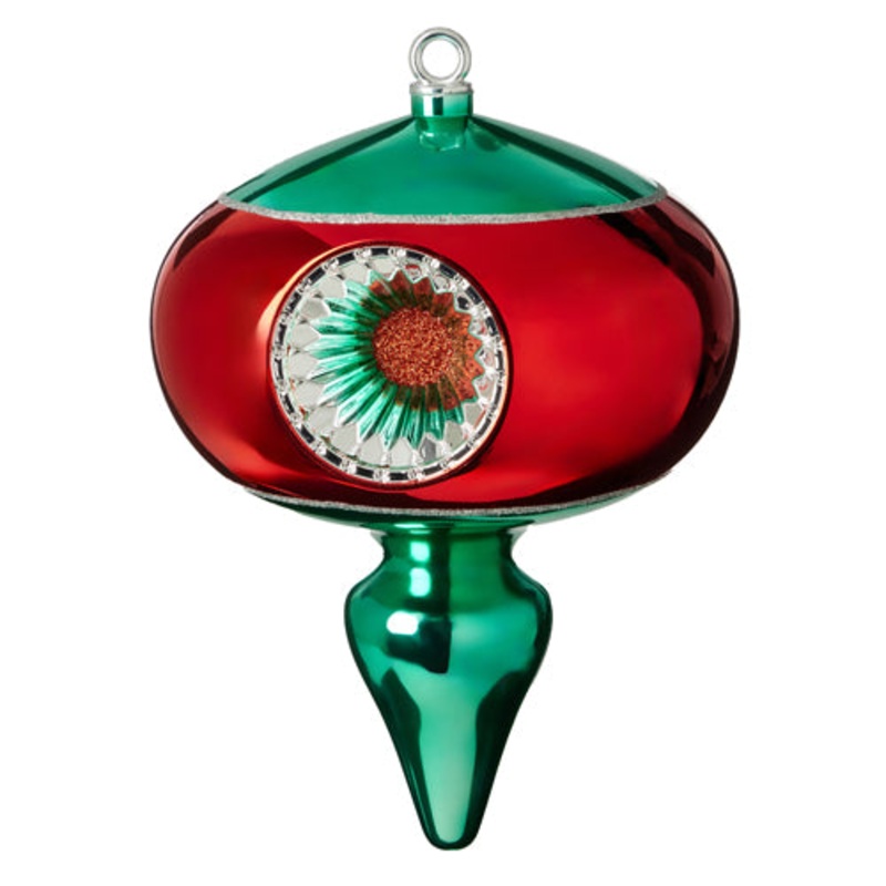 12 Reflector Finial Ornament