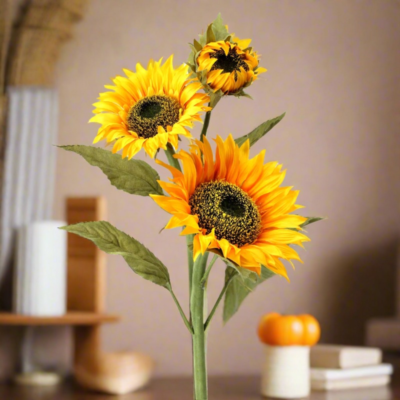 Large Sunflower x 2 & Bud Spray, 33