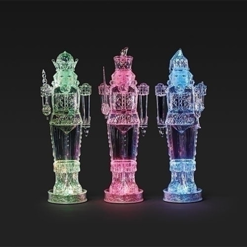 LED Lighted Musical Nutcracker Soldier, 18 (3 Styles – Sold individually)