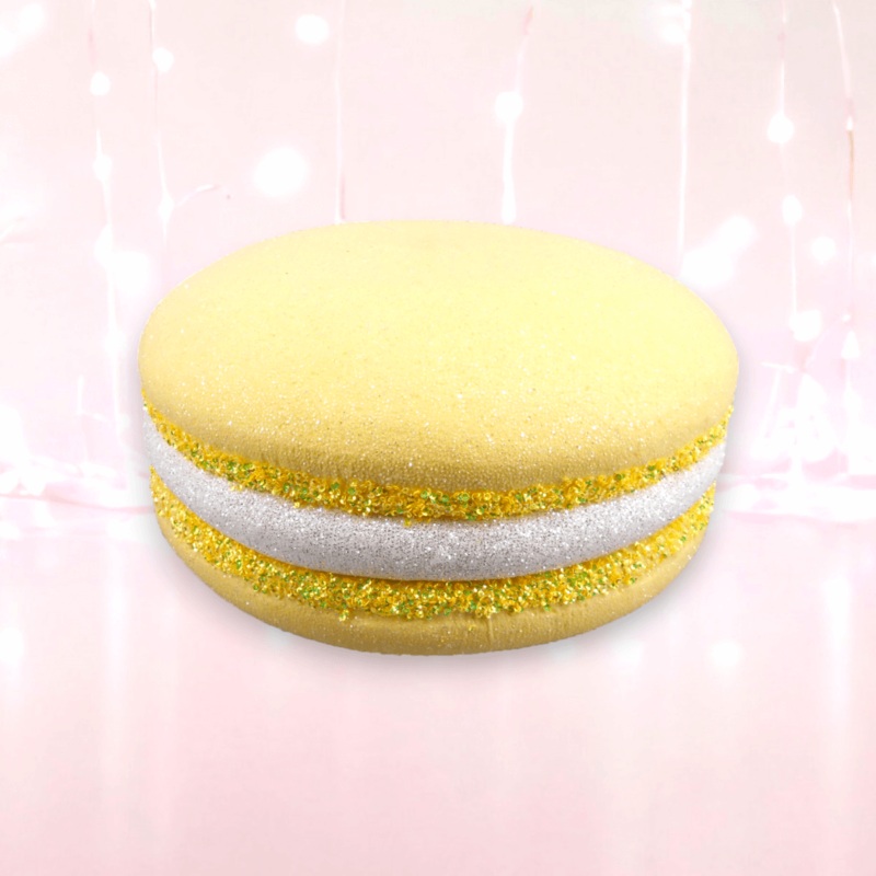 14 Yellow Macaron Cookie