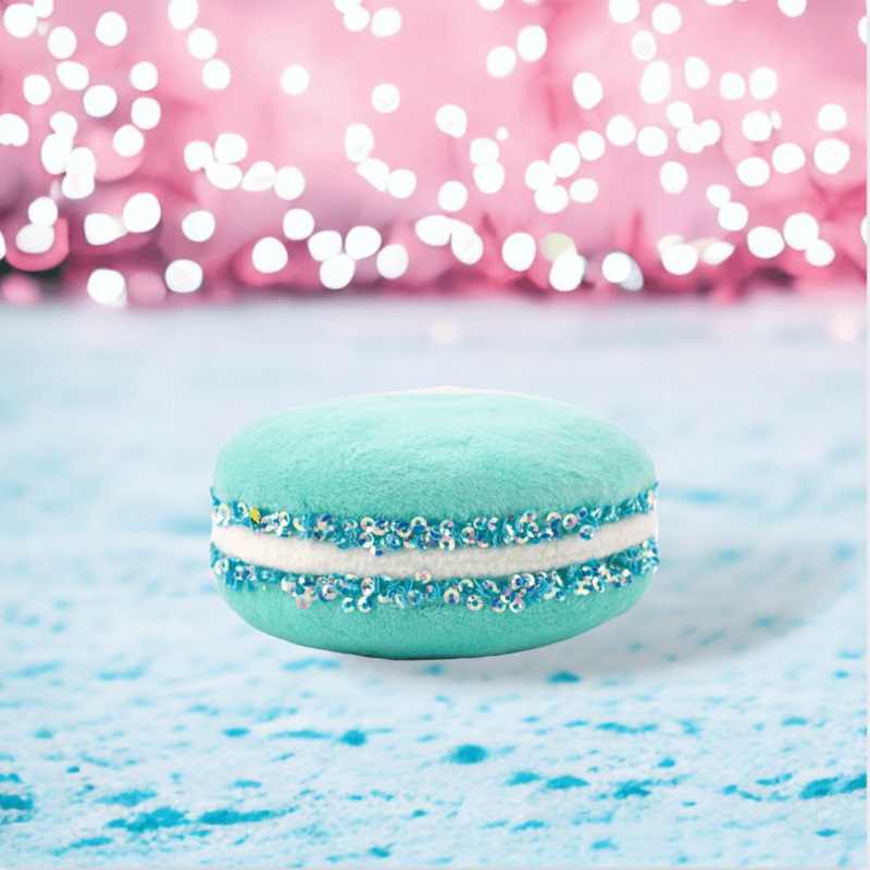 4 Small Blue Macaron Ornament