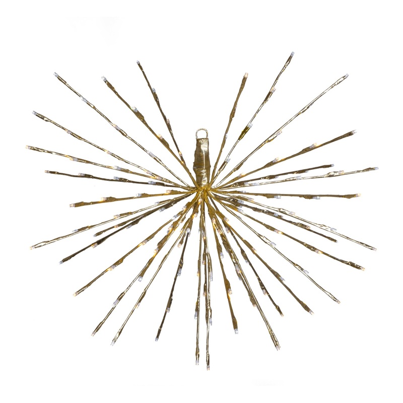 Champagne Double Twinkle Starlight Burst Deluxe, 160 Lights, 24