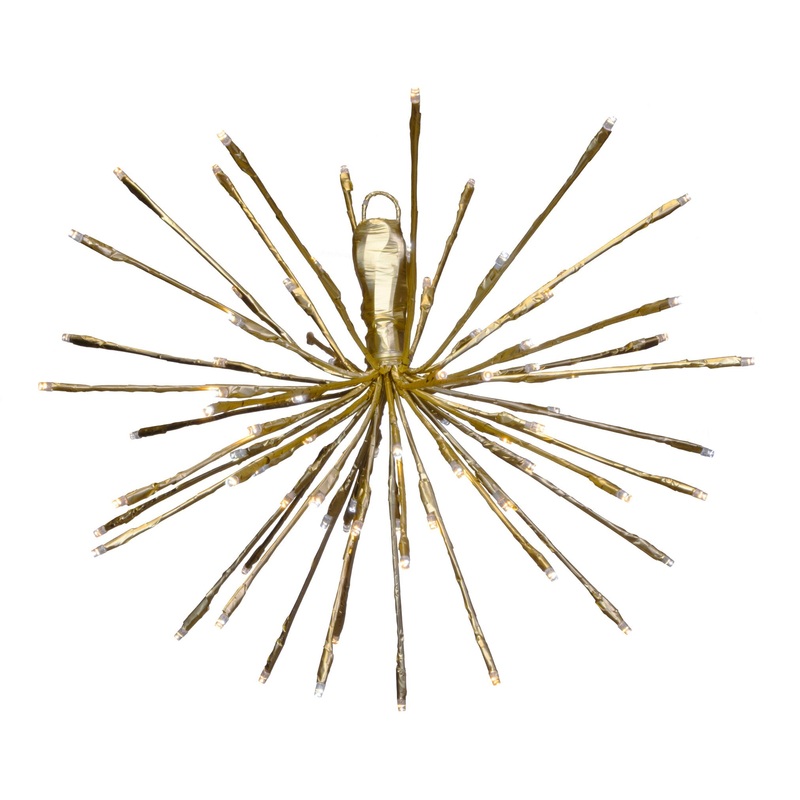 Champagne Double Twinkle Starlight Burst Deluxe, 80 Lights, 16