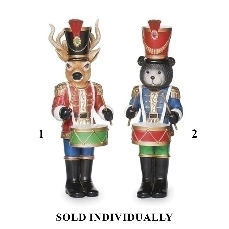 Deer & Bear Nutcracker, 7 (2 styles – sold individually)