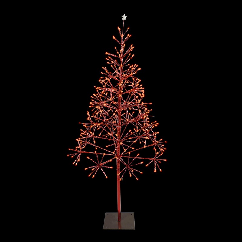 LED Shimmering Tree, 380 Lights, 4.5′ (Red Twinkle)