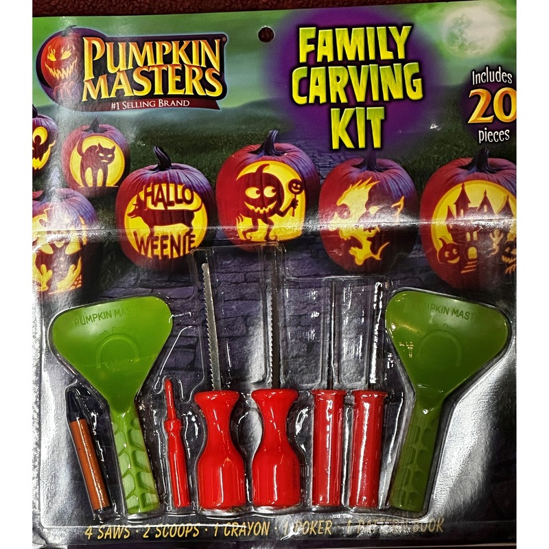 Pumpkin Masters Carving Party Kit / 12 Patterns & Tools