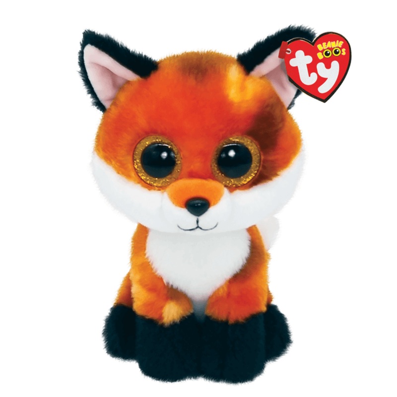 Ty Beanie Boos MEADOW – Orange Fox (Small, 6)
