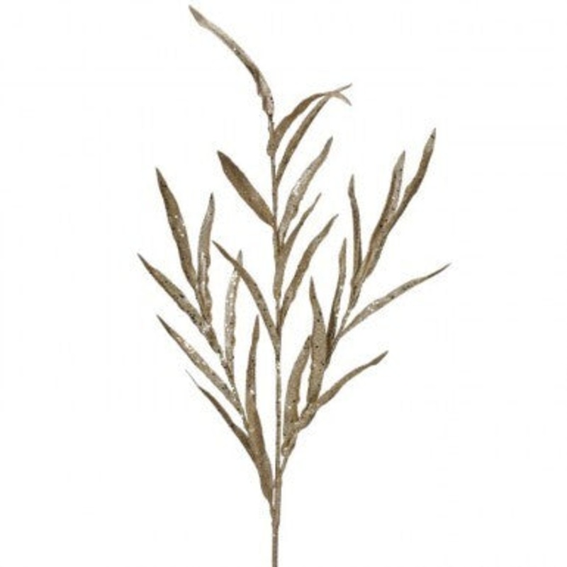 28 Glittered Blade Grass Spray