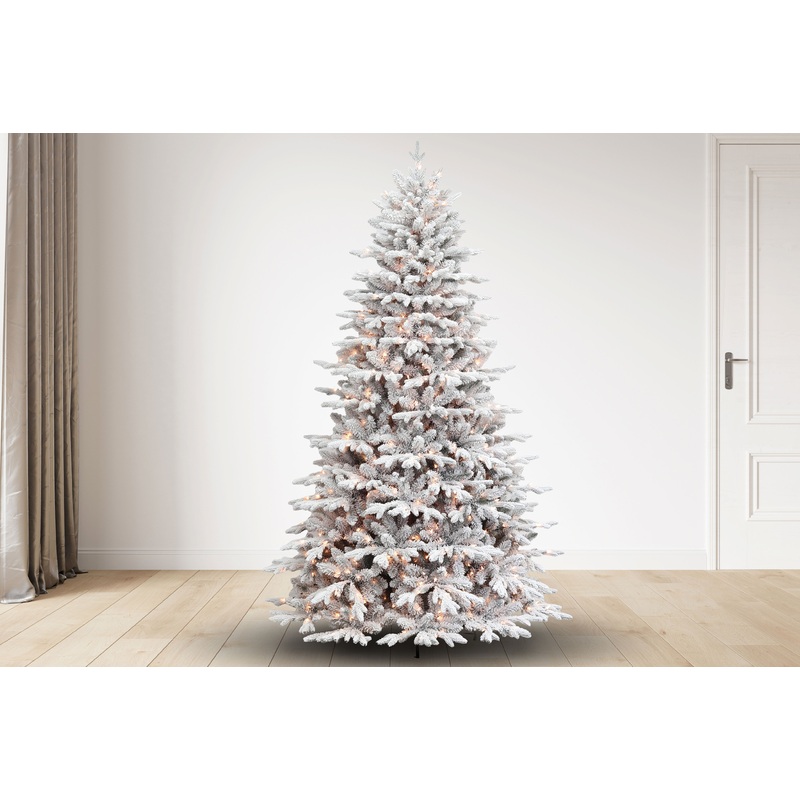 7.5 ft Iceland Fir Christmas Tree with 900 M4 Warm White LED, 54D