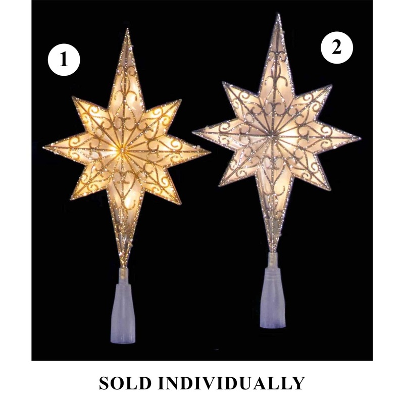 Bethlehem Star Tree Topper, 11 (2 styles – sold individually)